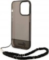 GUESS Translucent Pearl Strap for iPhone 14 Pro