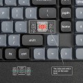 Keychron K17 Pro White Backlit Blue Switch