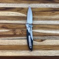 Microtech Socom Bravo Mini Drop Point Bead Blast Titanium CF