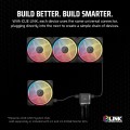 Corsair iCUE LINK LX140-R RGB PWM Reverse White