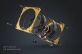 Alphacool Apex Stealth Metall Lufter 2000rpm Matte Black