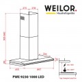 Weilor PWE 9230 SS 1000 LED