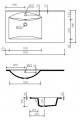 Marmorin Larissa 90 L 300090722