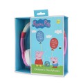 OTL Peppa Pig Glitter Rainbow Peppa Kids Headphones