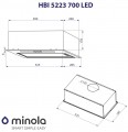 Minola HBI 5223 WH 700 LED