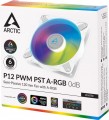 ARCTIC P12 PWM PST A-RGB White
