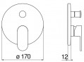 Nobili Rubinetterie Up UP94100/ECR