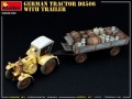MiniArt German Tractor D8506 with Trailer (1:35)