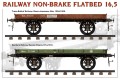 MiniArt Railway Non-Brake Flatbed 16.5 T (1:35)