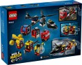 Lego Helicopter Fire Truck and Submarine Remix 60462