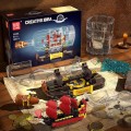 Mould King Small Drift Bottle Mini Queen Revenger Ship 10085