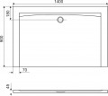 Excellent Forma X 140x90 BREX.1403.140.090.WHN