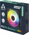 ARCTIC P12 Pro Reverse A-RGB Black 3pcs.