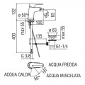 Nobili Rubinetterie Nobi NB84119-1CR