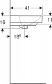 Geberit Smyle Square 50 500256011