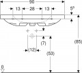 Geberit iCon Light 90 501.840.00.1