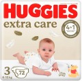 Huggies Extra Care 3 / 72 pcs