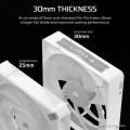 Corsair iCUE LINK RX120 MAX RGB PWM Triple Pack White
