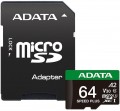 A-Data Speed Plus microSDXC UHS-I U3 Class 10 64Gb