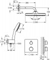 Grohe Grohtherm Tempesta Cube 250 1039950000