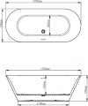 VBI Grivola 170x75 VBI-070917