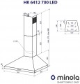 Minola HK 6412 WH 850 LED