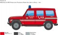 ITALERI Mercedes Benz G230 Feuerwehr (1:24)