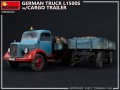 MiniArt German Truck L1500s w/Cargo Trailer (1:35)