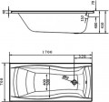 Cersanit Profea 170x70 S301-279