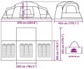 VidaXL Porch Dome 9-Person