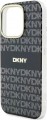 DKNY Repeat Texture Pattern with Stripe for iPhone 16 Pro Ma