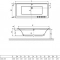 Radaway Aridea Lux 180x80