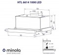Minola HTL 6614 WH 1000 LED белый
