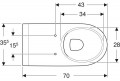 Geberit Selnova Comfort 500.693.01.2