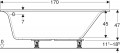 Geberit Selnova Square 170x105 554.291.01.1
