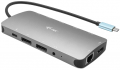 i-Tec USB-C Metal Nano 3x Display Docking Station + Power De