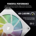 Corsair iCUE LINK LX120 RGB PWM White Triple Pack