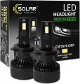 Solar LED H7 6500K 9000Lm 100W 2pcs