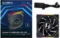 Lian Li Uni Fan TL120 Reverse Blade LCD Wireless Black