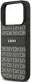 DKNY Repeat Texture Pattern with Tonal Stripe for iPhone 17