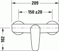 Duravit B.1 B14230000