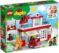 Lego Fire Station and Helicopter 10970