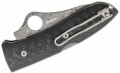 Spyderco Spyopera Carbon Damascus