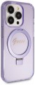 GUESS Ring Stand Script Glitter MagSafe for iPhone 14 Pro