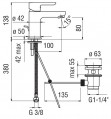 Nobili Rubinetterie ABC AB87118-1-CR