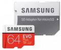 Samsung EVO Plus 100 Mb/s microSDXC UHS-I U3  64 ГБ