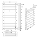 LARIS Kaskad Premium L 500x1200