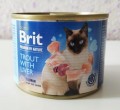 Brit Premium Canned Trout with Liver 0.2 kg