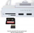 Satechi Aluminum Type-C Clamp Hub for iMac 24''