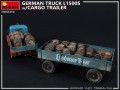 MiniArt German Truck L1500s w/Cargo Trailer (1:35)